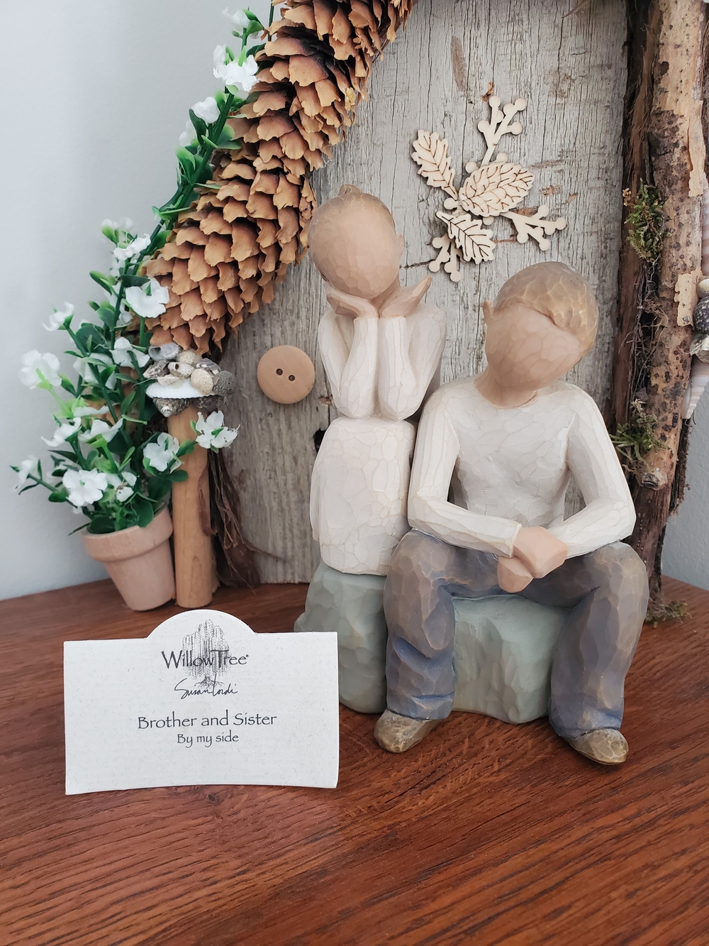 Willow Tree "Brother and Sister" 2007 - Siblings Sitting